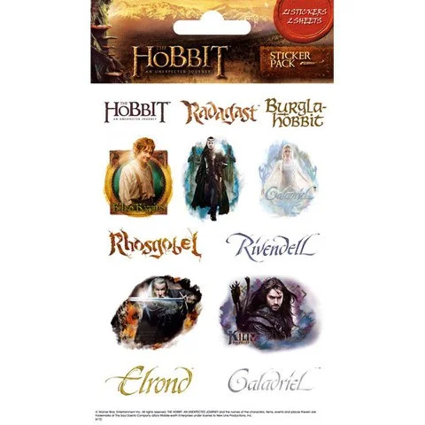 The Hobbit Characters (Shimmer) - Shimmer Sticker Pack Bild 1