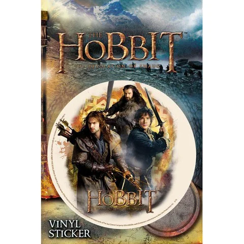The Hobbit Desolation of Smaug Trio - Vinyl Sticker - 10 x 15cm Bild 1
