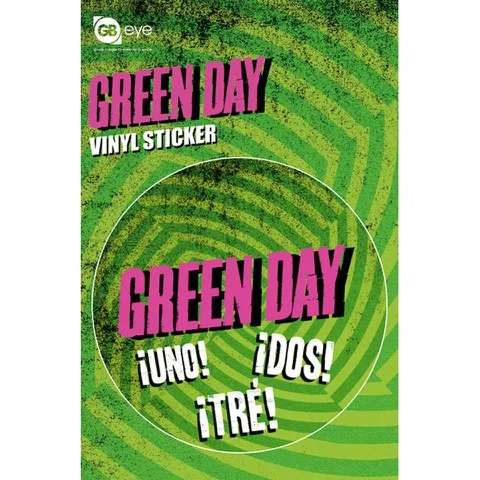 Green Day Logo - Vinyl Sticker - 10 x 15cm Bild 1