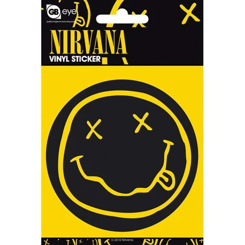 Nirvana Smiley - Vinyl Sticker - 10 x 15cm Bild 1