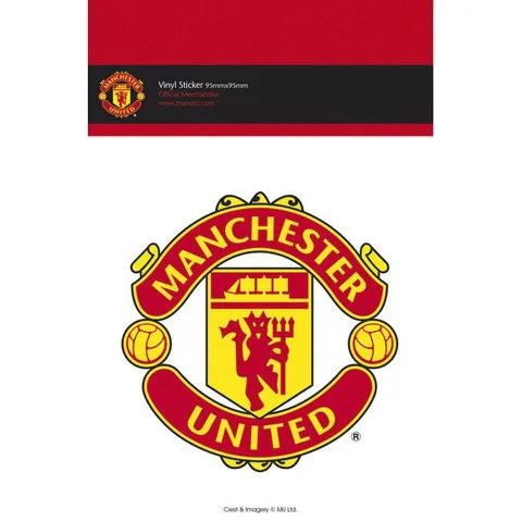 Manchester United Club Crest - Vinyl Sticker - 10 x 15cm Bild 1