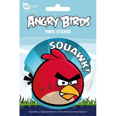 Angry Birds Bird - Vinyl Sticker - 10 x 15cm Bild 1