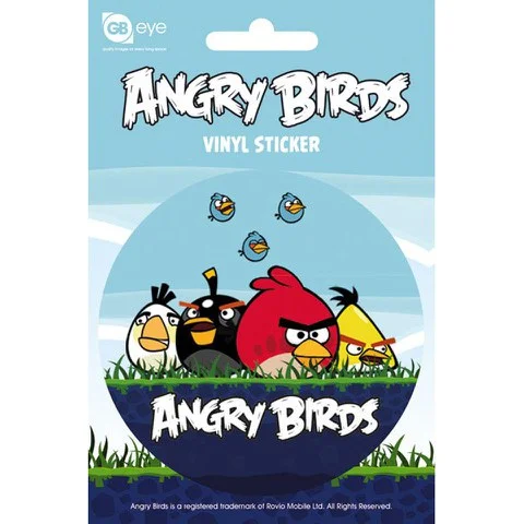 Angry Birds Group - Vinyl Sticker - 10 x 15cm Bild 1