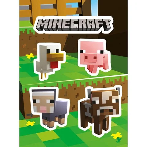Minecraft Animals - Vinyl Sticker Pack Bild 1