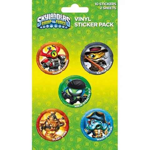 Skylanders Swap Force Starter Pack (Vinyl Pack) - Vinyl Sticker Pack Bild 1
