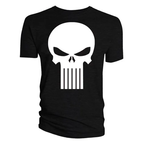 The Punisher Skull Logo T-Shirt - Black - L - Schwarz Bild 1