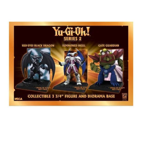 Neca Yu-Gi-Oh Series 2 - Red Eyes Black Dragon 3 3/4 Inch Figure With Deluxe Display Bild 1