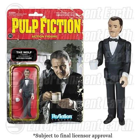 ReAction Pulp Fiction The Wolf 3 3/4 Inch Action Figure Bild 1