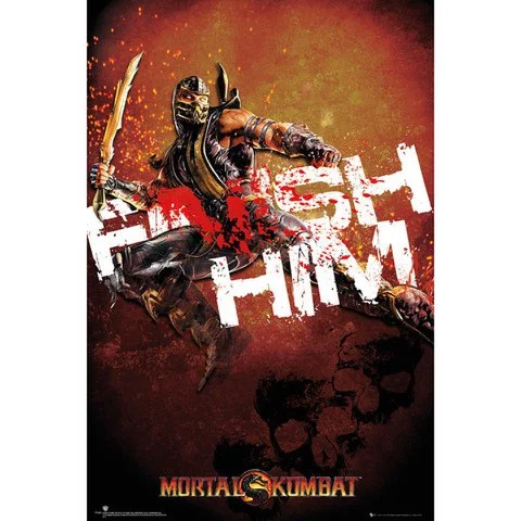 Mortal Kombat Finish Him - Maxi Poster - 61 x 91.5cm Bild 1