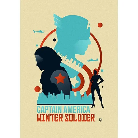 Captain America: The Winter Soldier - Zavvi Exclusive Limited Signed and Numbered Giclee Print Bild 1