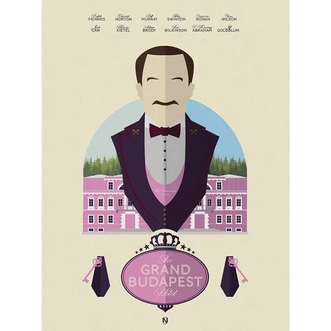 Grand Budapest Hotel - Zavvi Exclusive Limited Signed and Numbered Giclee Print Bild 1