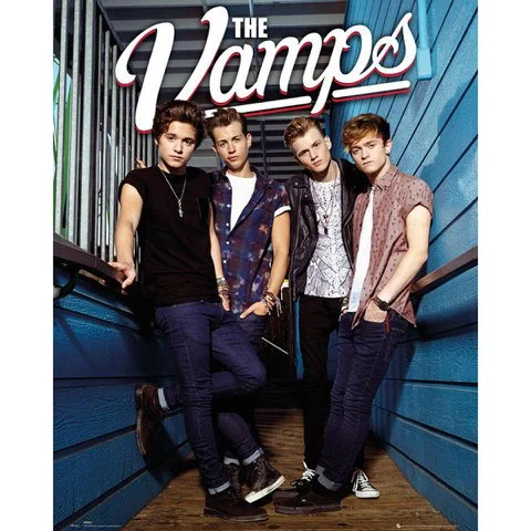 The Vamps Standing - Mini Poster - 40 x 50cm Bild 1