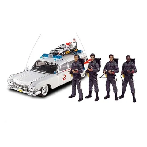Hot Wheels Elite Ghostbusters 30th Anniversary 1:18 Scale Model With Figures Bild 1