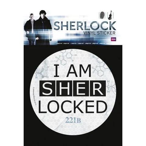 Sherlock Sherlocked - Vinyl Sticker - 10 x 15cm Bild 1