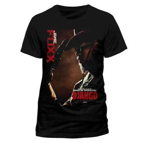 Django Unchained Herren T-Shirt - Jamie Foxx - S - Schwarz Bild 1