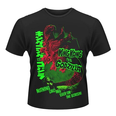 Godzilla Men's T-Shirt - King Kong Vs Godzilla - S - Schwarz Bild 1