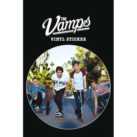 The Vamps Band Vinyl Sticker (10 x 15cm) Bild 1
