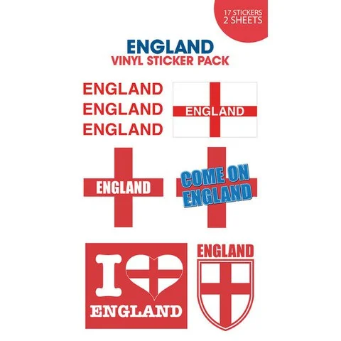 England Come On Vinyl Sticker 10 x 17cm Bild 1