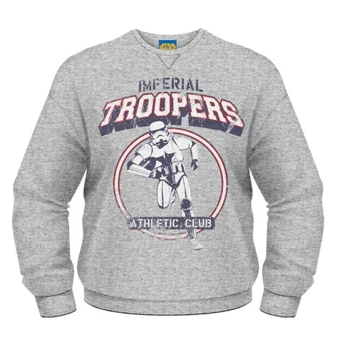 Star Wars Sweatshirt - Imperial Troopers Athletic Club - Grey - S - Grau Bild 1