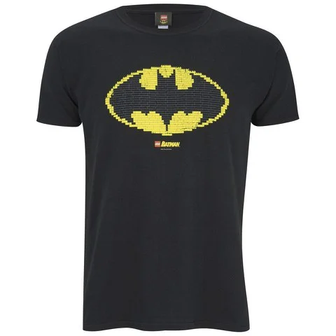 Lego Batman Men's T-Shirt - Shield - L - Schwarz Bild 1