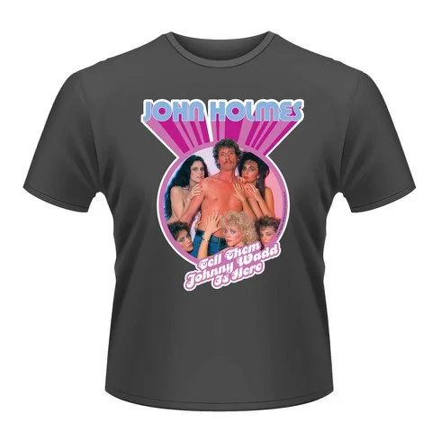 John Holmes Johnny Wadd Men's T-Shirt - S - Grau Bild 1