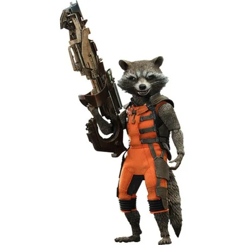 Hot Toys Guardians of the Galaxy Rocket Raccoon 1:6 Scale Figure Bild 1