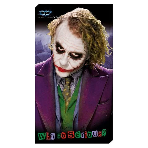 DC Comics Batman (The Dark Knight) Joker City - 30x55 Value Canvas Bild 1