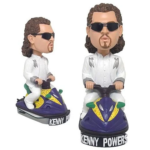 Eastbound and Down Kenny Powers White Suit Bobble Head Case Bild 1