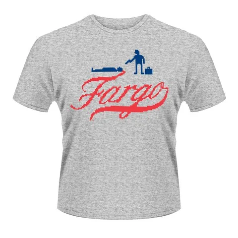 Fargo Men's T-Shirt - Gun - Grey - S - Grau Bild 1