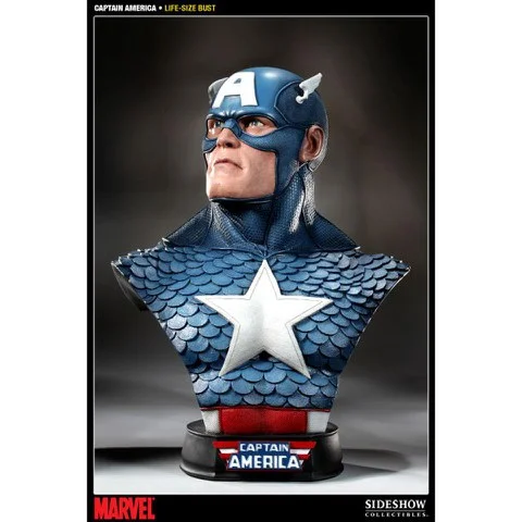 Sideshow Collectibles Marvel Captain America Limited Edition Life Size Bust Bild 1