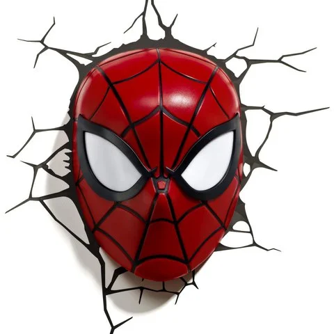 Marvel Spider-Man Maske 3D Lampe Bild 1