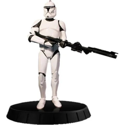 Gentle Giant Star Wars White Clone Trooper Deluxe Statue Bild 1