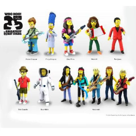 NECA Simpsons 25th Anniversary Weird Al 5 Inch Action Figure Bild 1