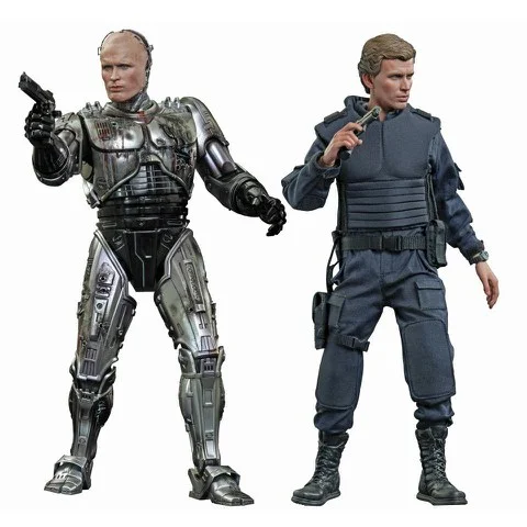 Hot Toys Robocop Battle Damaged Version and Alex Murphy 1:6 Scale Figure Set Bild 1