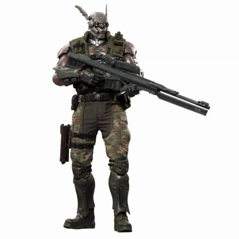 Hot Toys Appleseed Alpha Briareos Hecatonchires 1:6 Scale Figure Bild 1