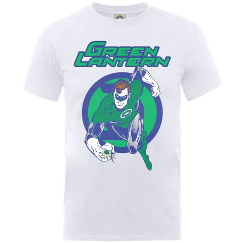 DC Comics Men's Green Lantern T-Shirt - White - S - Weiß Bild 1