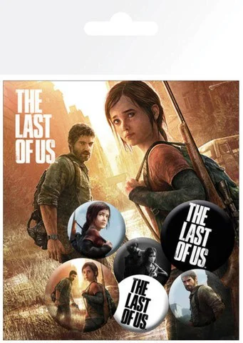The Last of Us Ellie and Joel - Badge Pack Bild 1