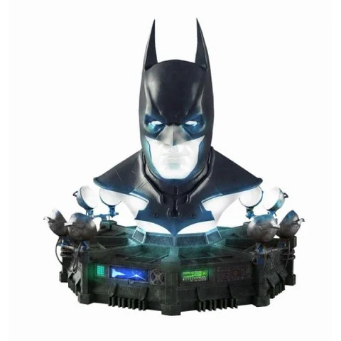Sideshow Collectibles DC Comics Arkham Origins Batman Cowl Prop Replica Bild 1