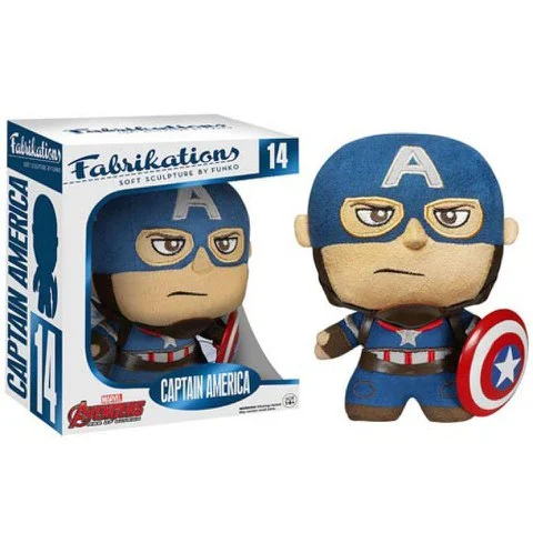 Marvel Avengers: Age of Ultron Captain America Fabrikations Plush Figure Bild 1