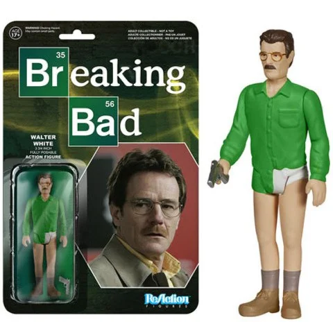 ReAction Breaking Bad Walter White 3 3/4 Inch Action Figure Bild 1