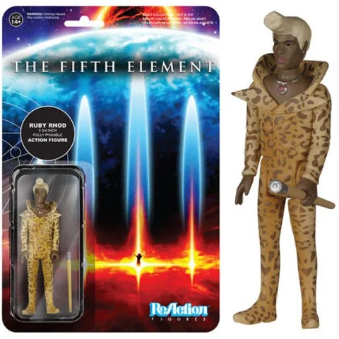 ReAction Fifth Element Ruby Rhod 3 3/4 Inch Action Figure Bild 1