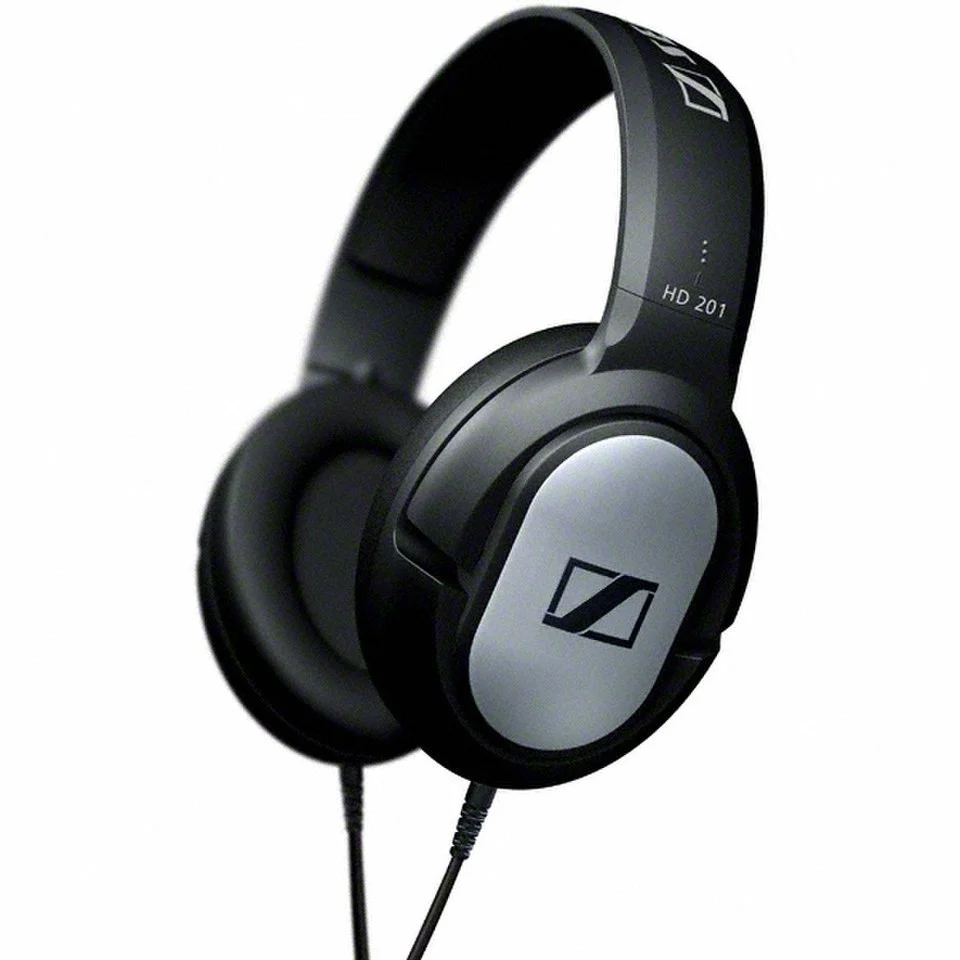 Sennheiser HD 201 Over Ear Headphones - Black/Silver Bild 1
