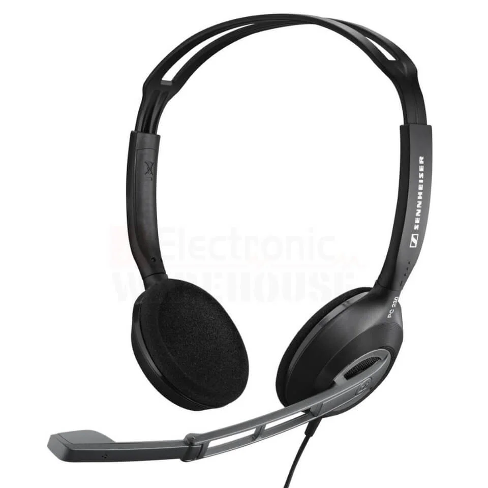 Sennheiser PC 230 On-Ear Gaming Headset with Noise Cancelling Mic - Black Bild 1