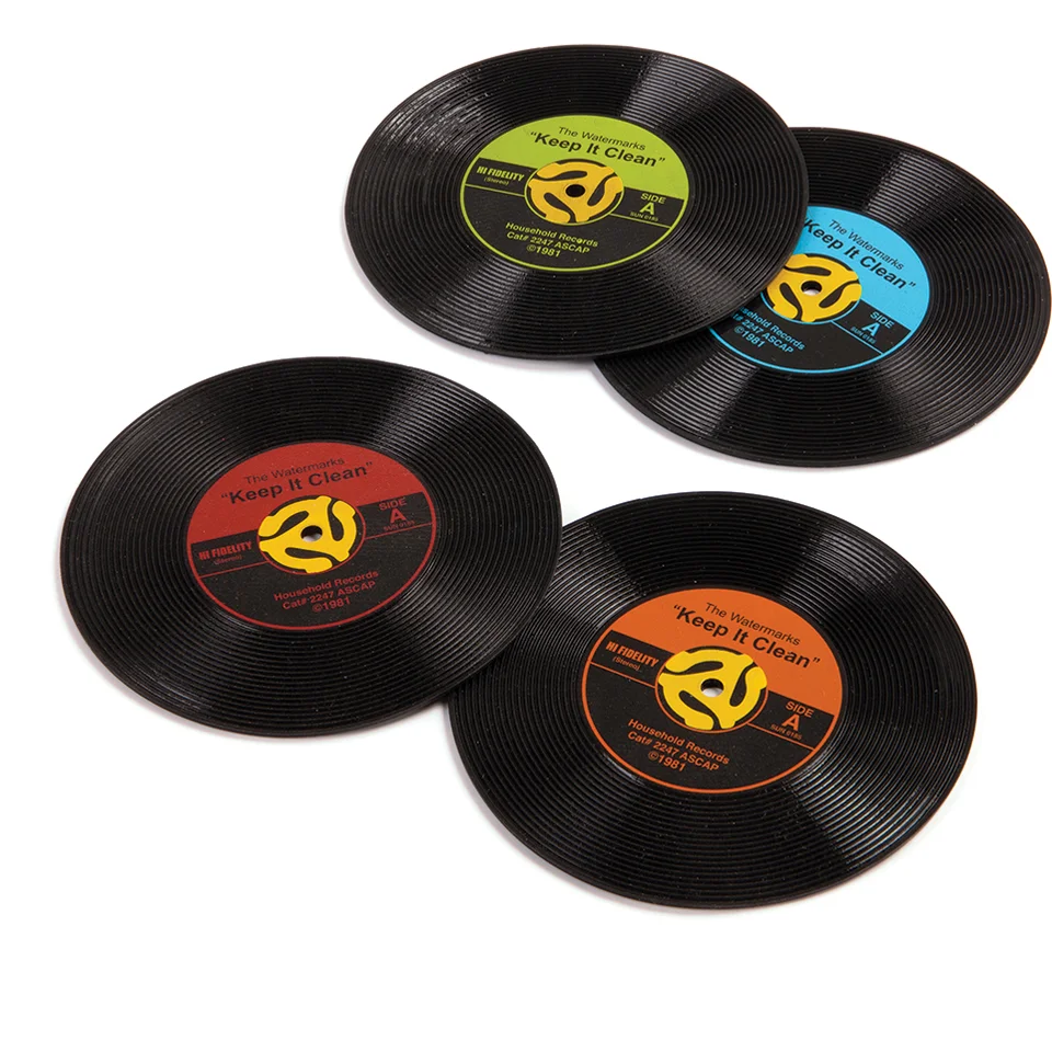 Schallplatten Untersetzer Bild 1
