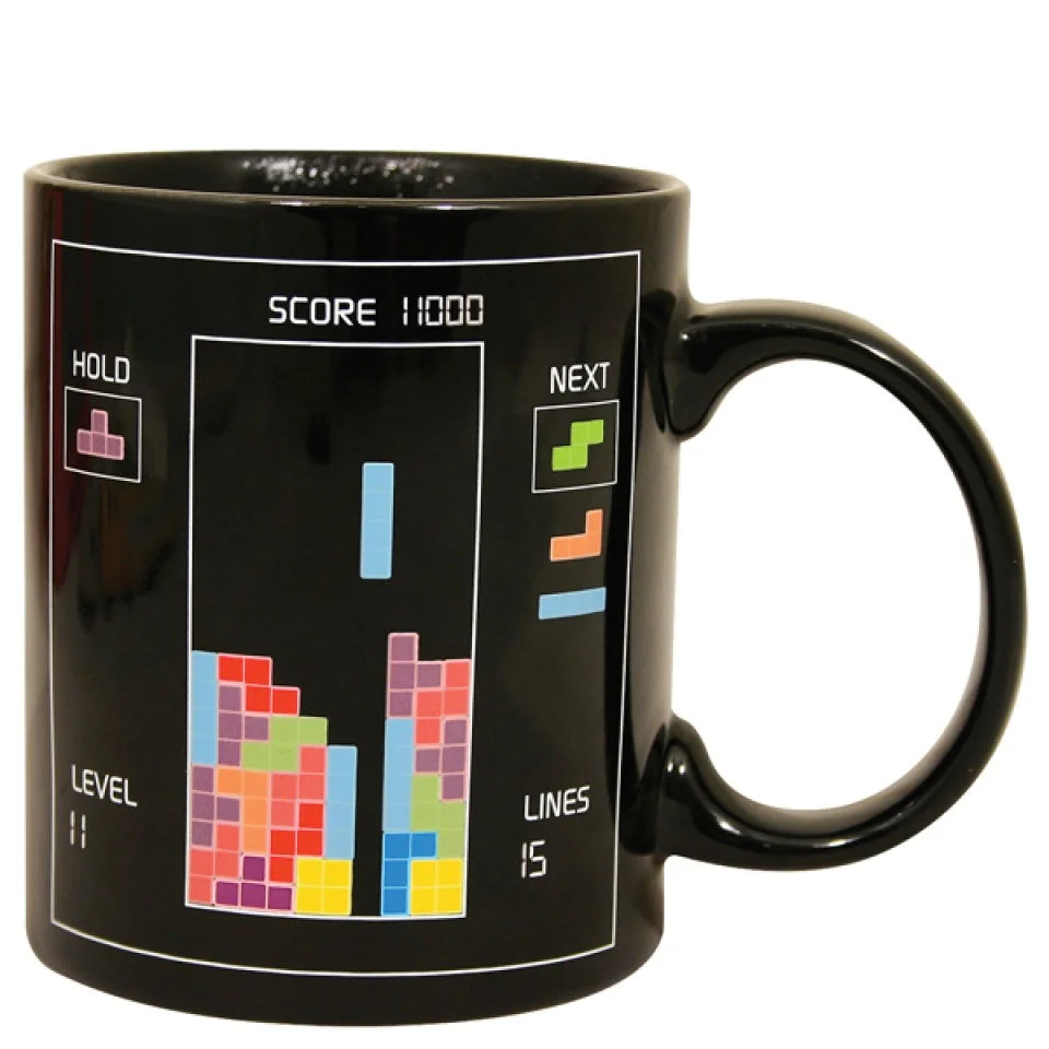 Tetris Kaffeetasse Heat Change Mug - Thermotasse aus Keramik Bild 1