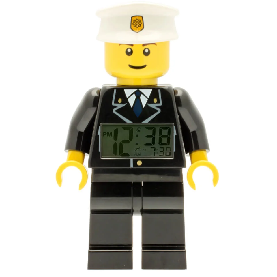 LEGO ® City: Polizist Minifiguren-Uhr mit Wecker Bild 1