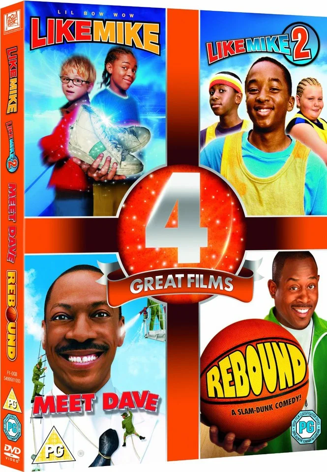 4 Great Films - Like Mike 1 and 2 / Rebound / Meet Dave Bild 1