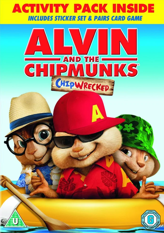 Alvin and the Chipmunks: Chipwrecked (Includes Pairs Game, Stickers and Digital Copy) Bild 1