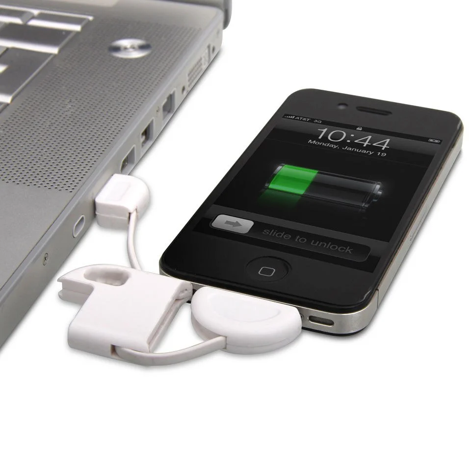 iPhone Schlüsselanhänger mit USB-Ladekabel Bild 1