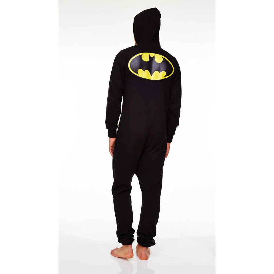 DC Comic Männer Batman Erwachsene Jumpsuit Schwarz Bild 1